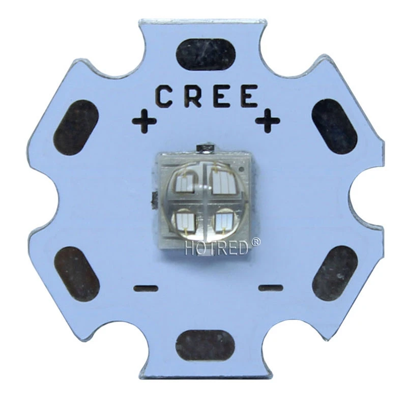 10 Вт 5050 XML 4 чипа полусветодиодный ная s светодиодная УФ фиолетовая нм CREE лампа