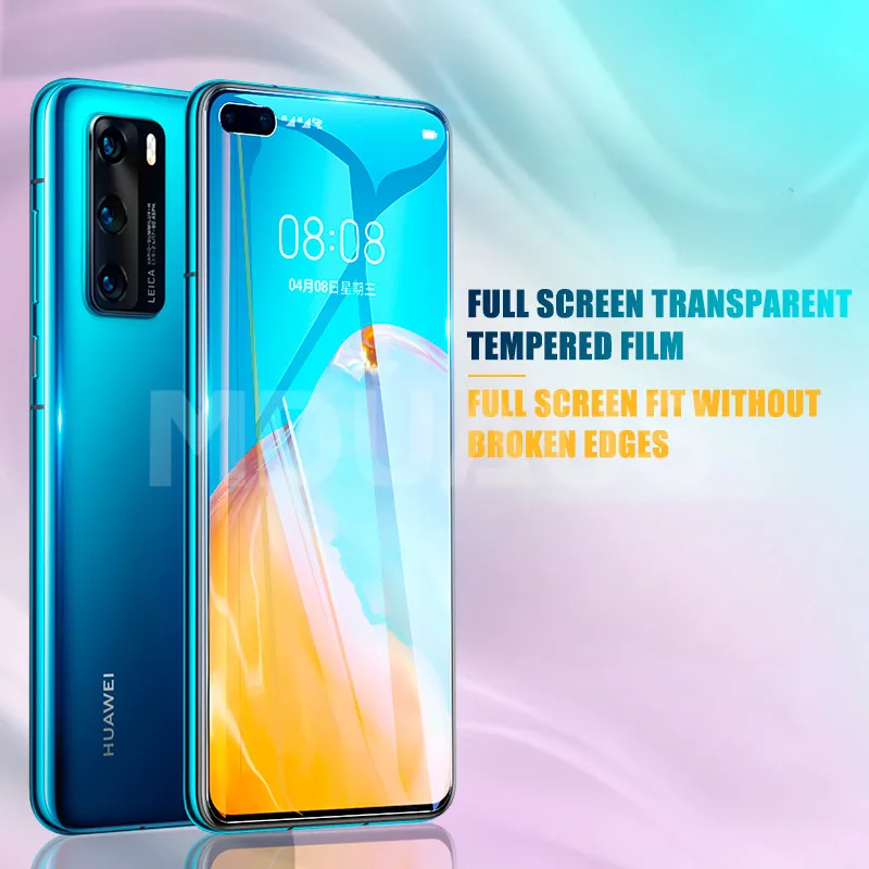 9H Full Cover Tempered Glass For Huawei P30 P40 Lite P Smart Z 2019 Screen Protector Huawei P20 Pro P10 Lite Plus Glass Film