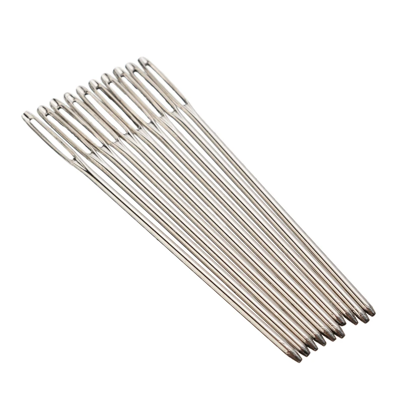 10 шт. DIY большие иглы для глаз гобелен вышивки Штемпельная игла инструменты шитья