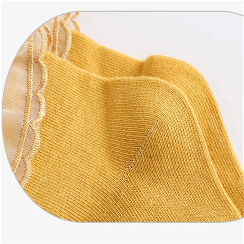 

Lawadka 5Pairs/lot Spring Autumn Kids Girls Boys Socks Lace Princess Children's Socks Solid Baby Clothes Accessories 1-12Years