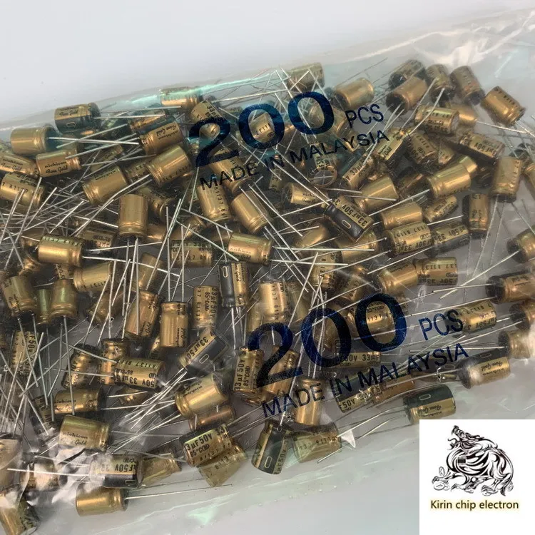 

10PCS/LOT Audio electrolytic capacitor 33UF50V FG series 8X12