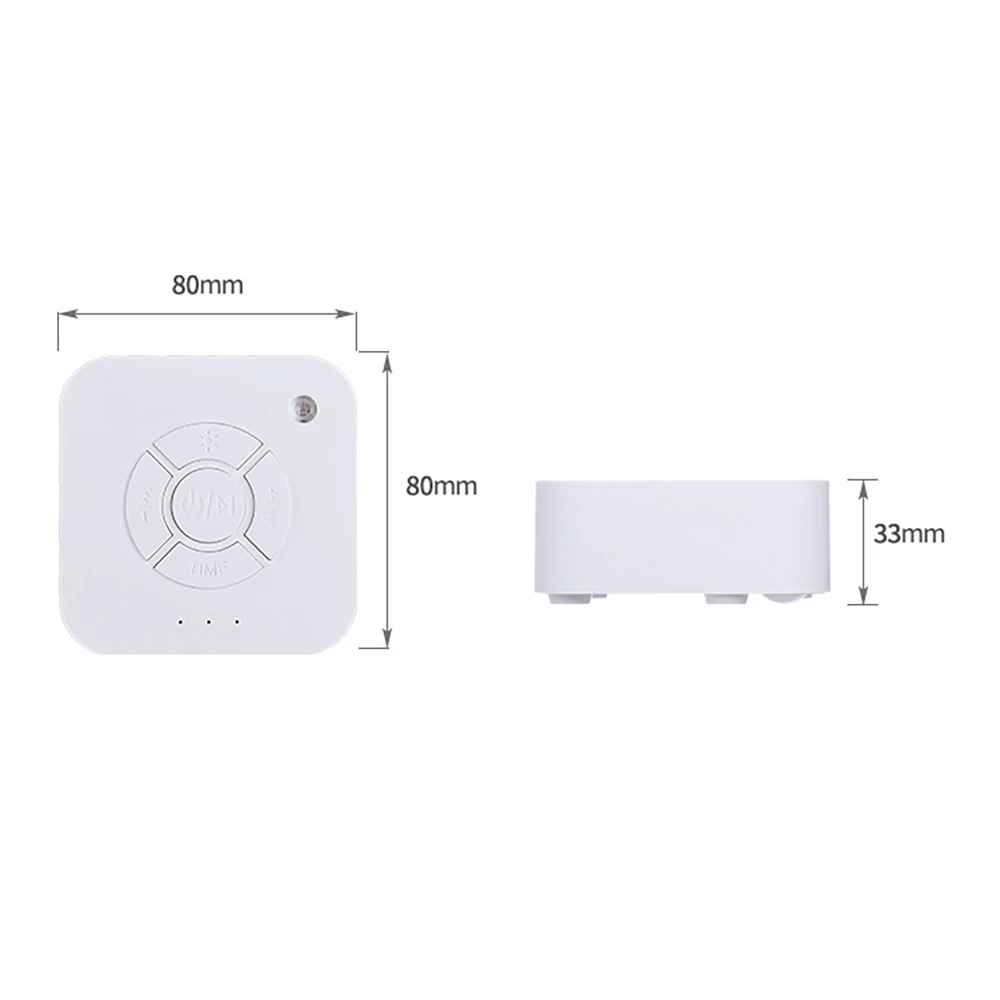

White Noise Machine USB Rechargeable Timed Shutdown Sleep Sound Machine For Sleeping & Relaxation for Baby Adult Office Travel