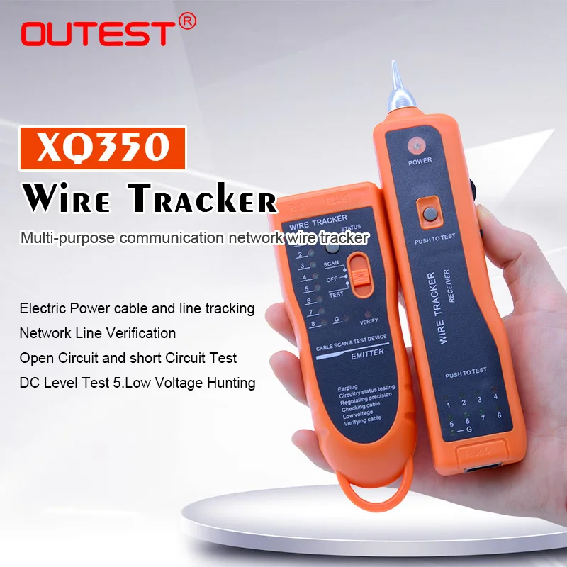 Высокое качество RJ11 RJ45 Cat5 Cat6 телефонная Проводная трекер Tracer тонер Ethernet LAN