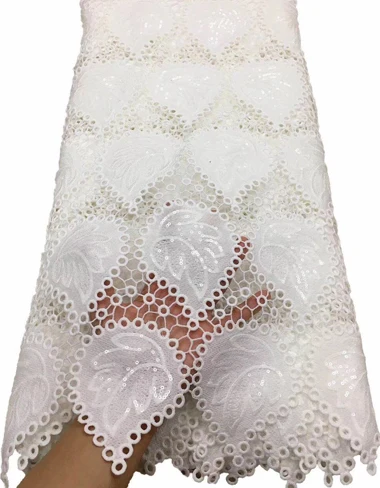 2020 с блестками новый дизайн Африканский молочный шелк шнур кружево гипюр