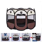 Переносной домик для собак, переносная складная палатка для домашних питомцев, домик для собак, восьмиугольная клетка, Конура для щенков, простое в использовании ограждение, большая будка для щенков