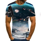 2021 новые летние мужские дышащие футболки 3D красивый принт мужские футболки с коротким рукавом, с О-образным вырезом, свободыне мужские футболки XXS-6XL