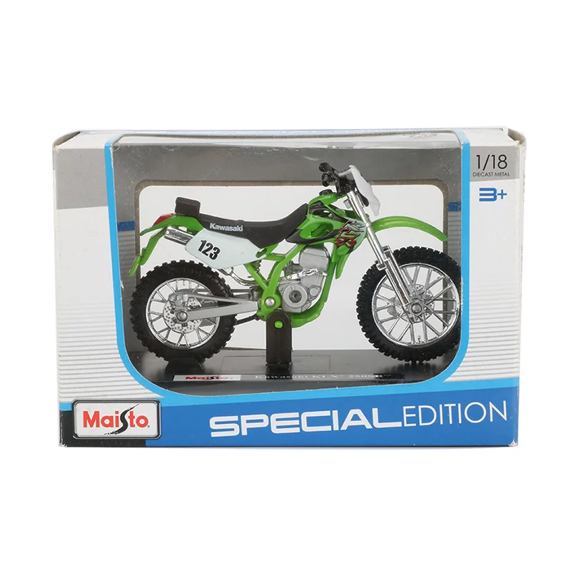 Maisto 1:18 Модель мотоцикла Игрушка сплав горный велосипед KLX250SR внедорожный