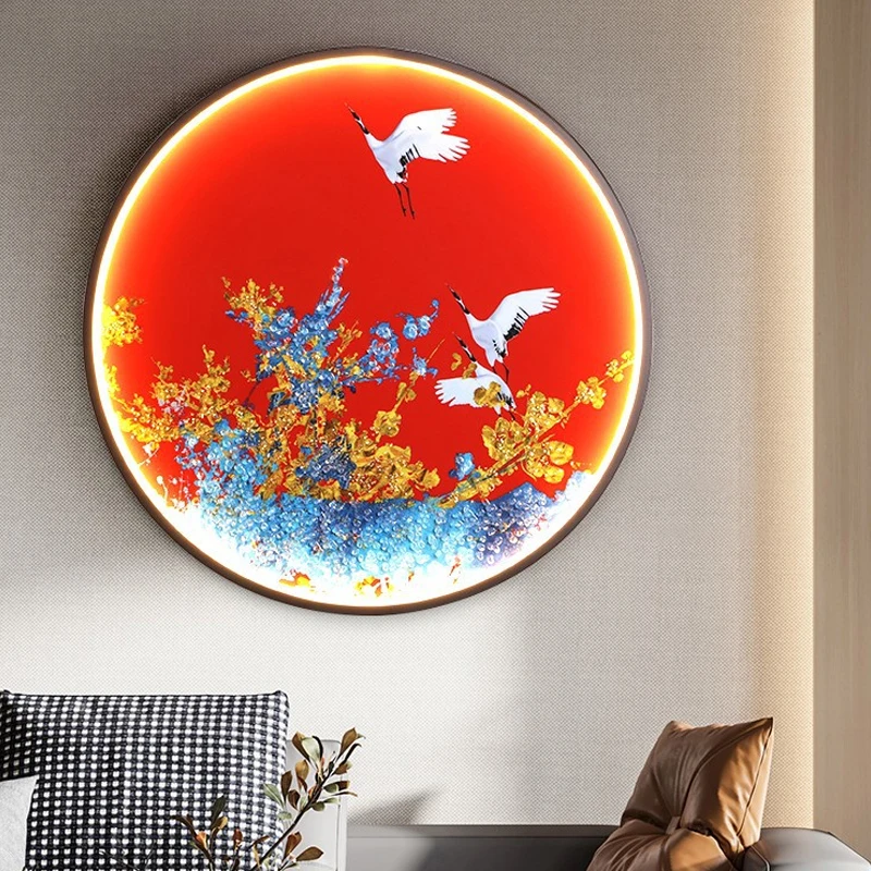 Китайская винтажная настенная лампа прикроватное бра для коридора гостиной