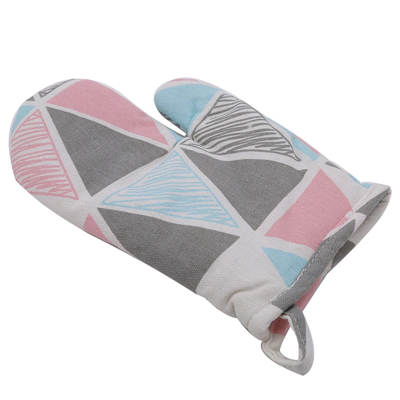 2020 Новое поступление милые Мультяшные печатные микроволновые перчатки