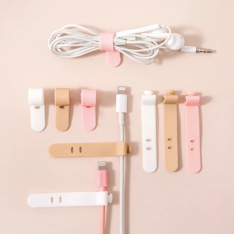 

Self-adhesive Desk Set Wire Clip Electrical Wire Fitted Hooks&Rails Data Cable Glands Winder Organizer Cable Organizers