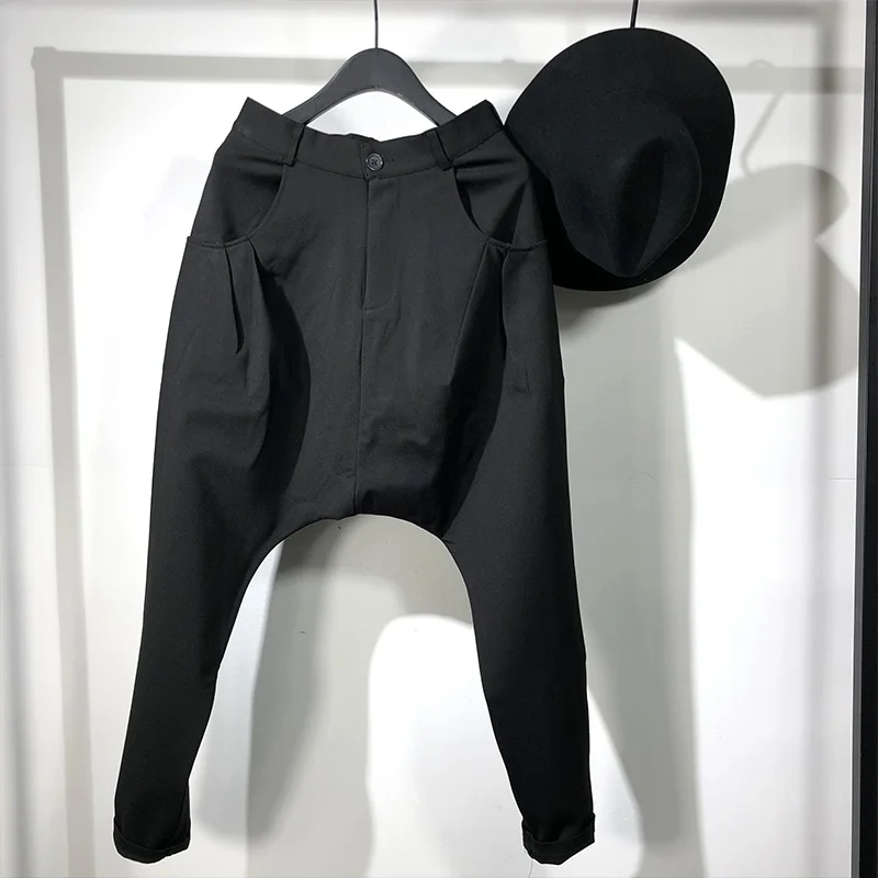 

Брюки Seak мужские повседневные, уличная одежда, брюки до щиколотки в стиле хип-хоп, спортивные штаны, весенние черные