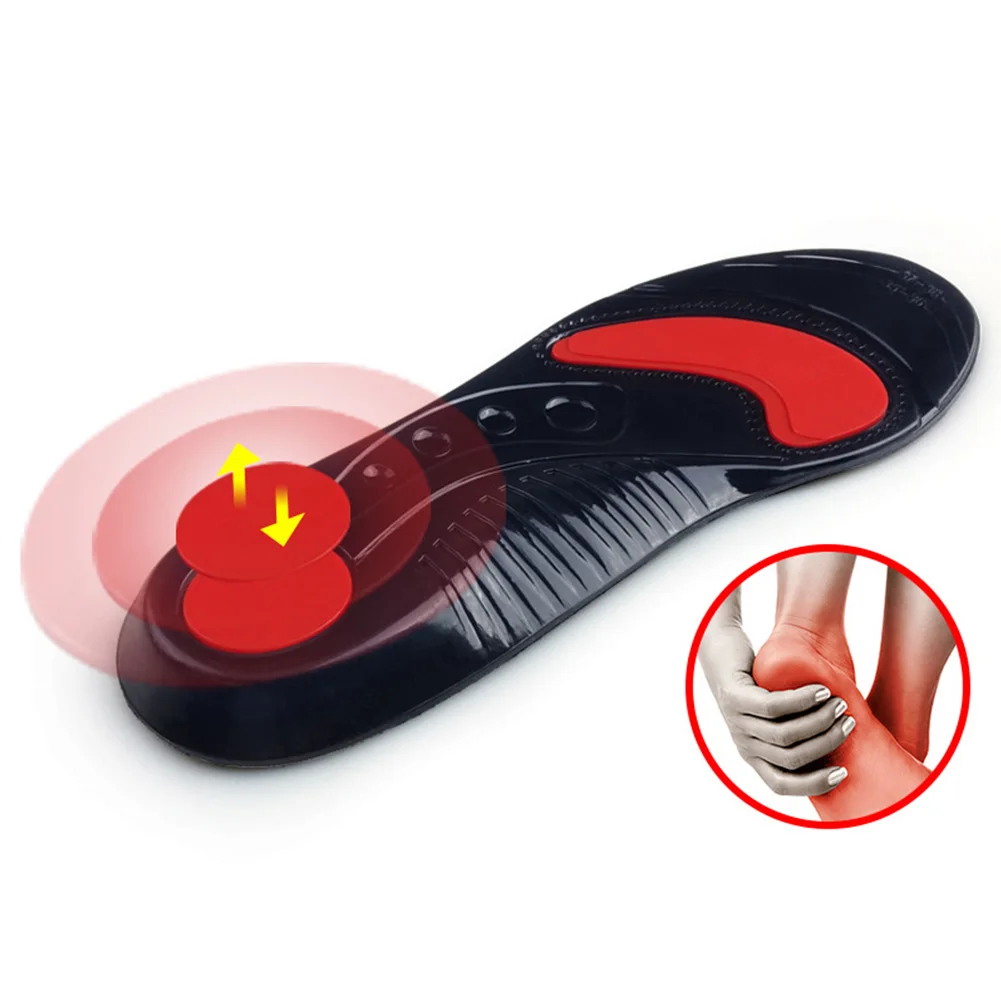 

1 Pair Full Length Men Women Lightweight PU Comfort Stretch Fabric Shoes Accessories Reusable Shock Absorption Soft Insoles