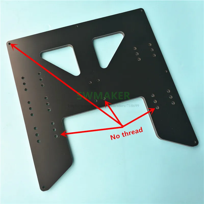 Anet A8 A6 3D принтер обновление 6 мм алюминиевые композитные плиты с подогревом