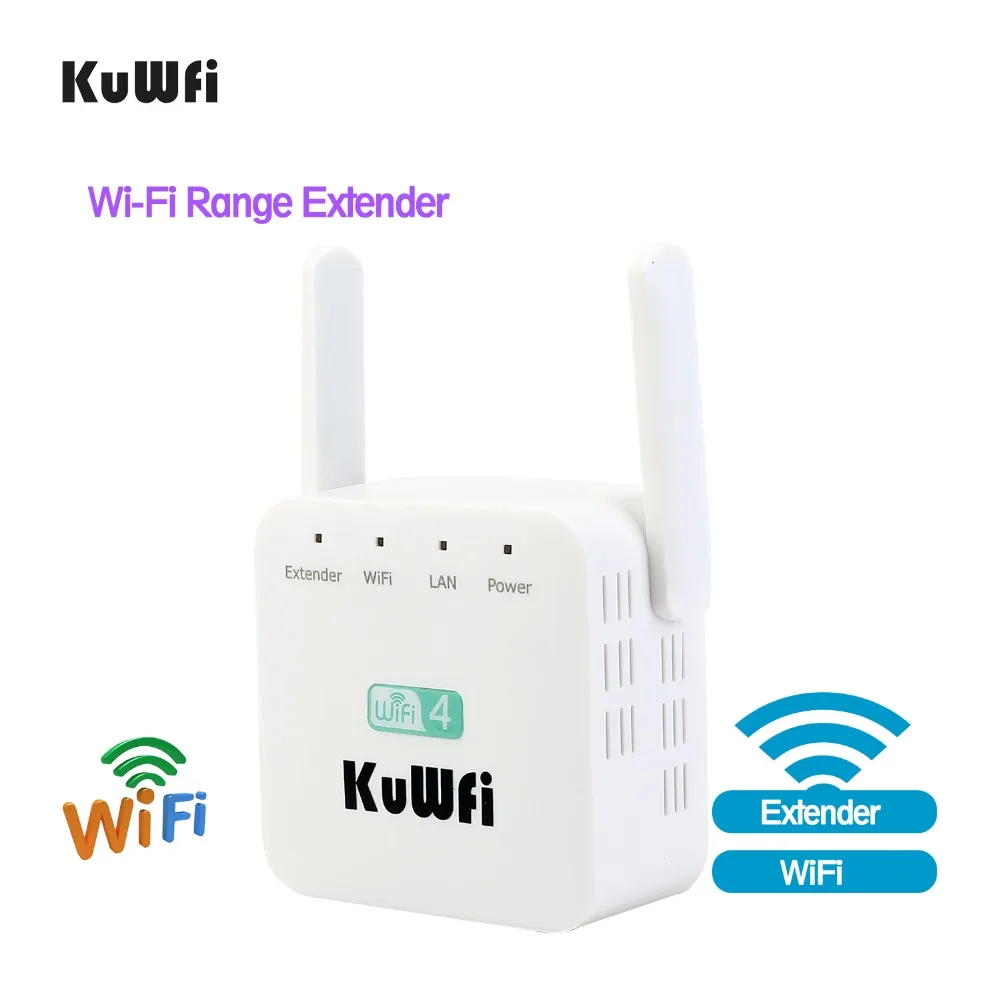 KuWFi 300 Мбит/с беспроводной Wi-Fi ретранслятор 2,4 ГГц AP маршрутизатор 802.11N Wi-Fi усилитель сигнала расширитель диапазона Усилитель с США ЕС вилка