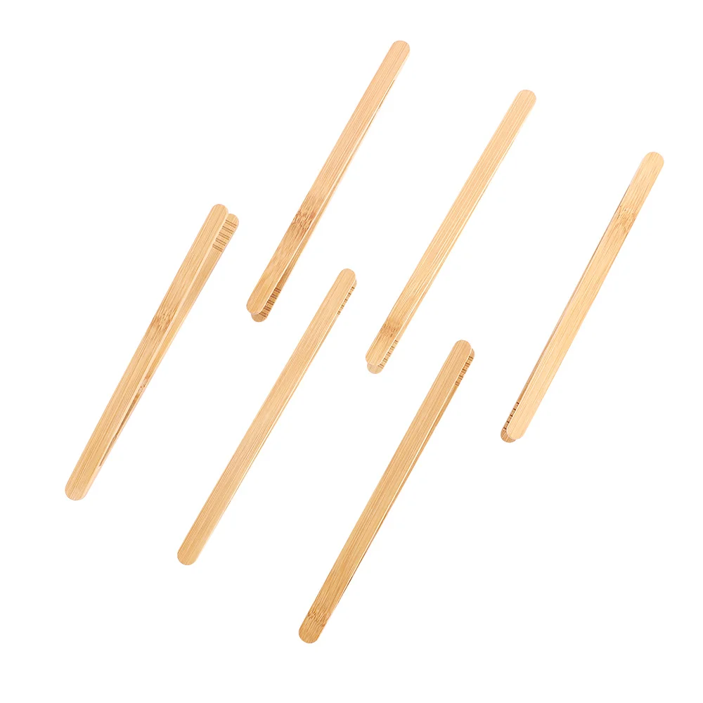 Зажимы для чая бамбуковые деревянные 18 см 8 шт. | Дом и сад