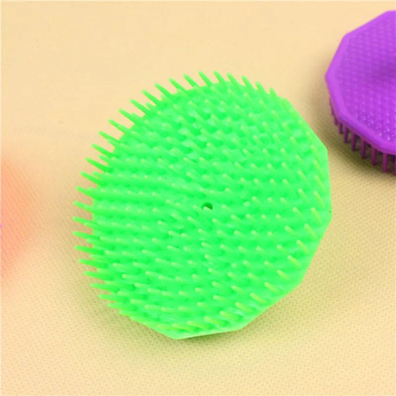 1 шт. расческа ручной Пластик ГОЛОВЫ ШАМПУНЬ Массажная щетка для мытья гребень