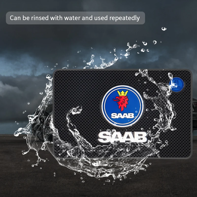 

Car dashboard anti-skid pad PVC car decoration gel pad mobile phone sunglasses anti-skid pad for Saab-9-3 9-5 900 9000 Scania