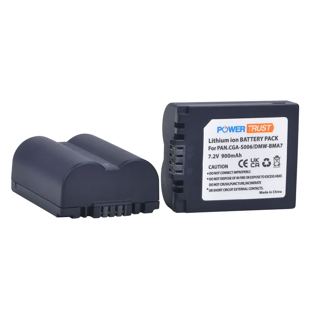 Фото CGA-S006 S006E DMW-BMA7 Аккумулятор/двойное зарядное устройство USB для камеры Panasonic Lumix DMC-FZ7 FZ8 FZ18 FZ28 FZ30 FZ35 FZ38 FZ50, BP-DC5 №4
