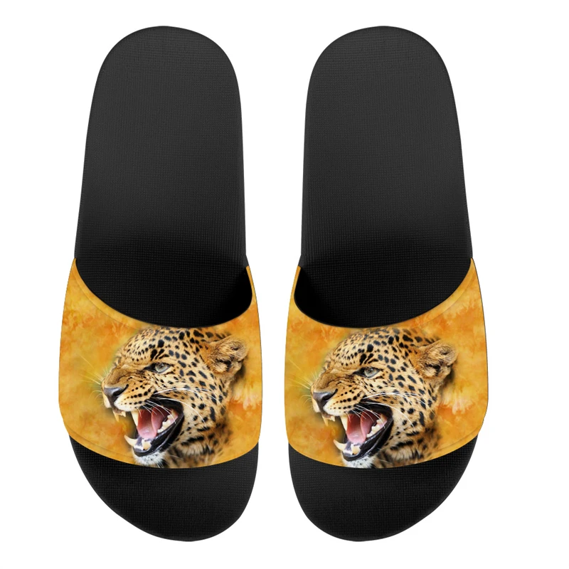 HYCOOL New Fashion Man Sandals 3D Galaxy Wolf Print Light Men Slipper Comfortable Indoor Casual Footwear Summer Beach Shoes | Обувь