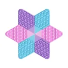 Большая игрушка-фиджет Pop It, радужная шахматная доска, Поппер пузырьков, сенсорные игрушки для родителей и детей, интерактивная игра для времени