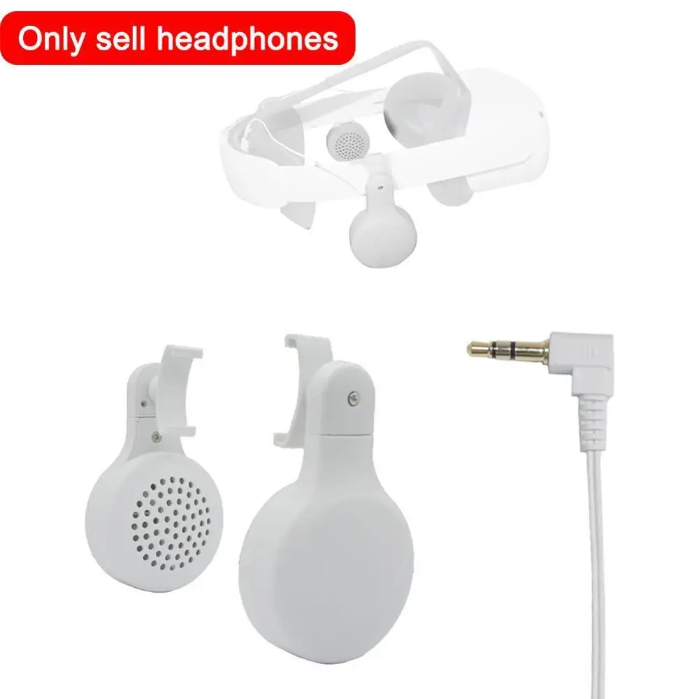 

Earphone VR Accessories For Oculus Quest 2 VR Headset Wired Virtual Reality Parts Earbuds Replacement Wired Headphone V1V3