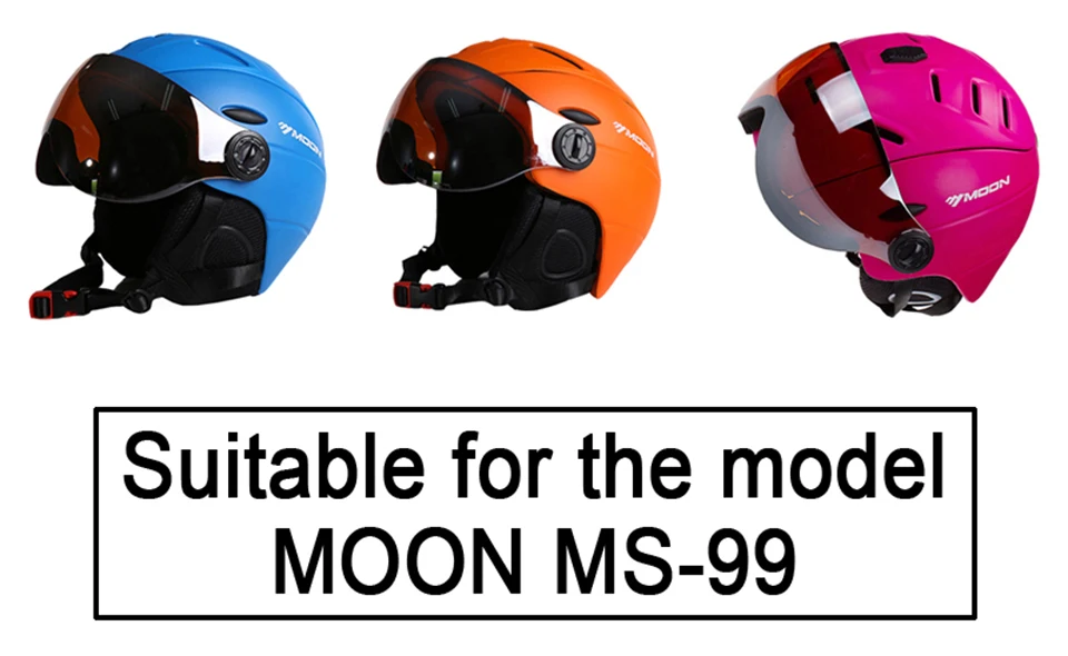 LOCLE лыжный шлем козырьки MS95 MS99 Многофункциональный ветронепроницаемый пылезащитный запасной объектив УФ-защита лыжный шлем Дополнительные линзы