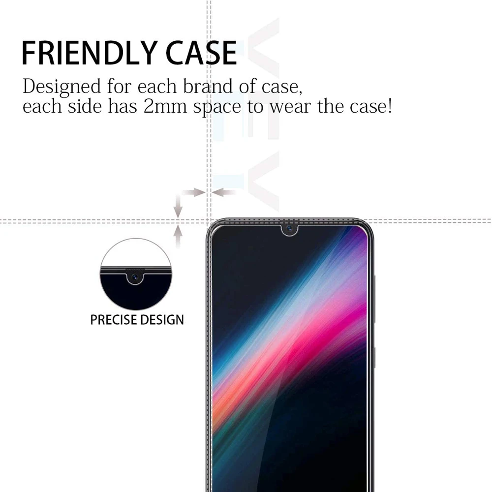 

1pcs/2pcs Tempered Glass for Samsung Galaxy A10 A20 A50 A70 A10e A2 Core Screen Protector for Samsung S5 Note5