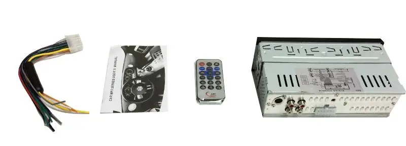 50 шт. 12 в 1 DIN тире Bluetooth Авто Радио стерео MP3 аудио плеер FM Aux вход приемник