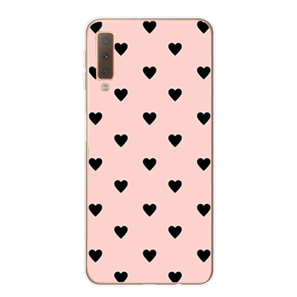 Для samsung Galaxy A70 A50 A40 A30 A20 Мягкий силиконовый чехол для телефона из ТПУ с принтом