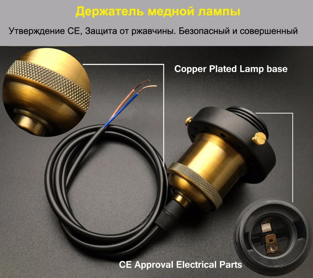 

Modern-Pendant-Light Russian Amber Shaped Glass-Pendant-Lamp E27 Edison Light Bulb Dinning room Kitchen Home Decor Simple Design