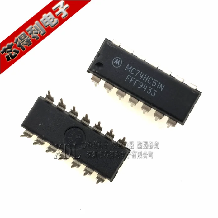

10pcs/lot Brand New & Original IC Chip Integrated 74hc51n Mc74hc51n Dual NAND Gate