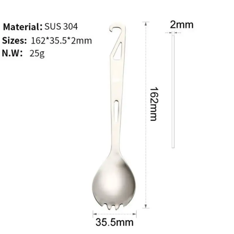 Многофункциональный инструмент для повседневного использования вилка ложка