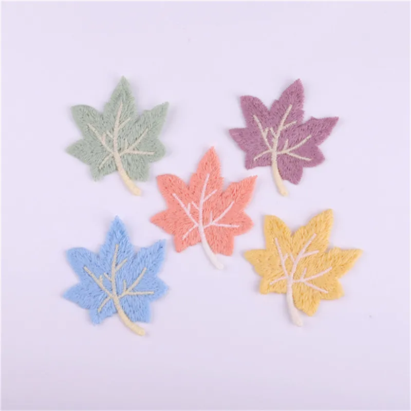 

10 шт., нашивка с Кленовым листом для украшений