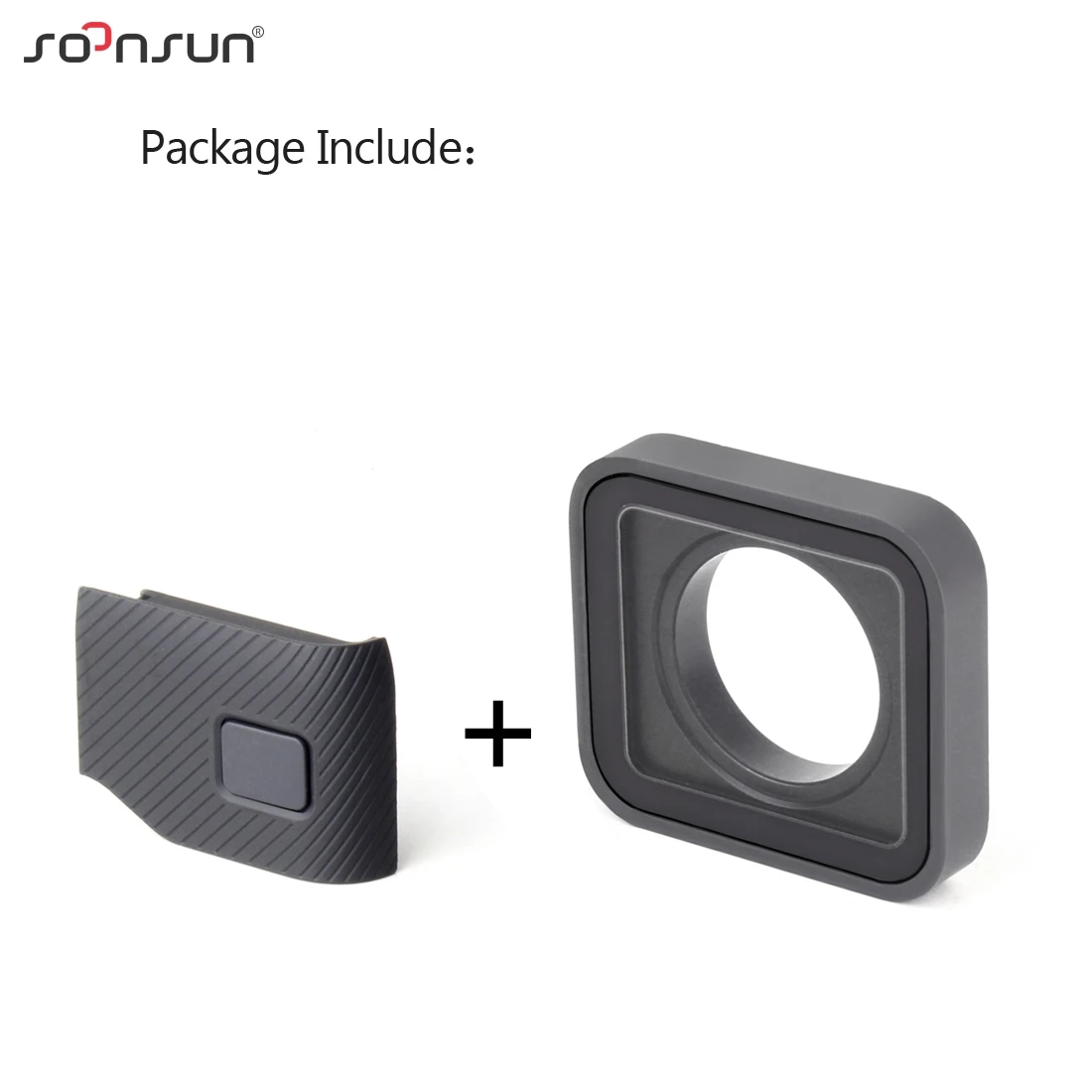 SOONSUN Защитный Объектив Замена боковой двери запчасти USB-C Mini HDMI порт боковая крышка для GoPro HERO 7 6 5 Черная Камера