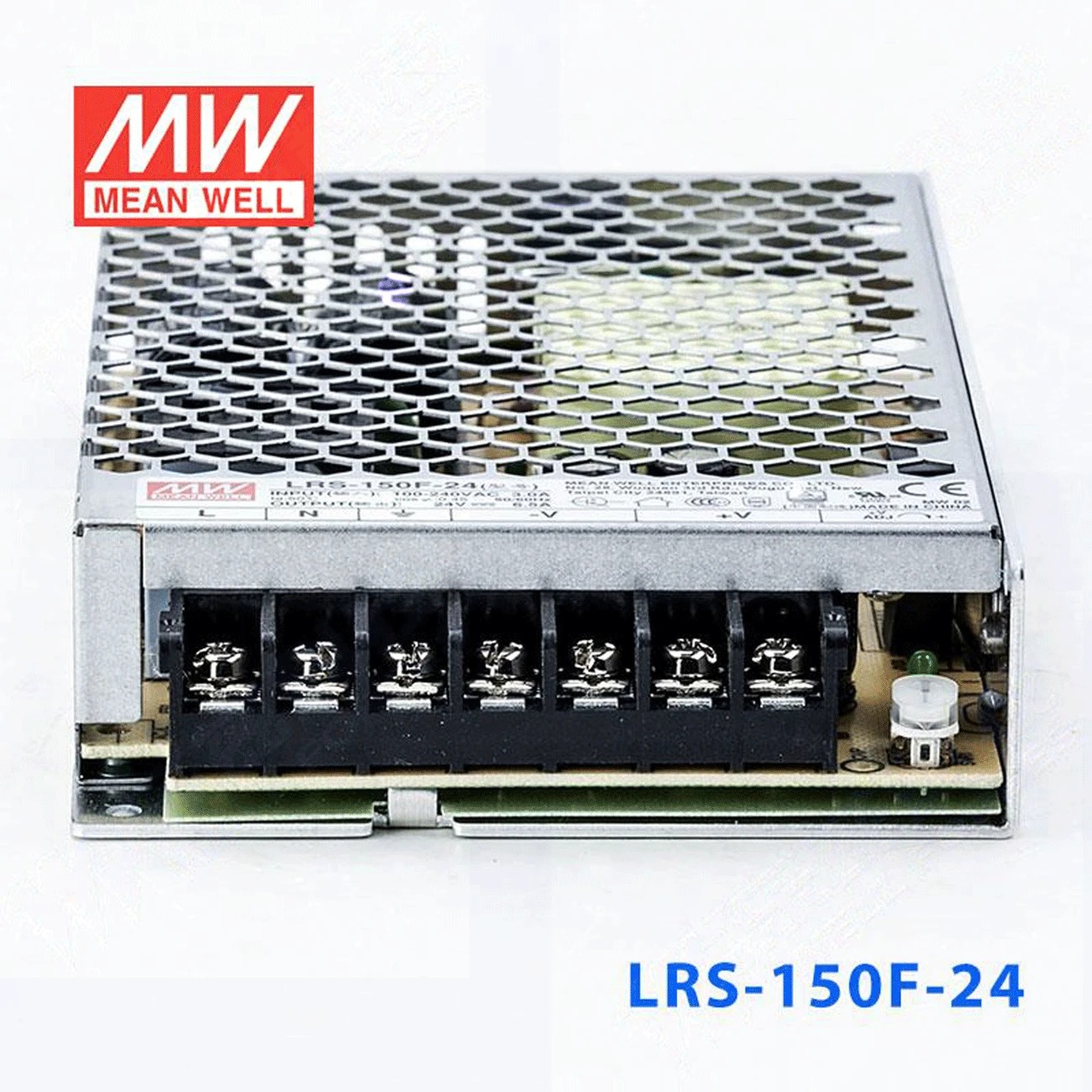 (Корабль из России) означает хорошо LRS 150 24 24V 6.5A meanwell 156W одиночный выход импульсный