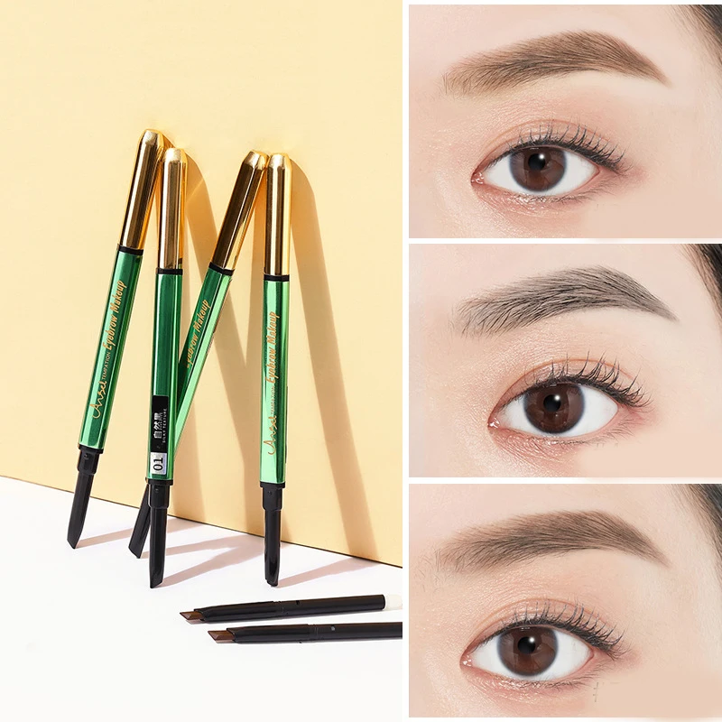 Автоматический карандаш для бровей водонепроницаемый с защитой от пота без