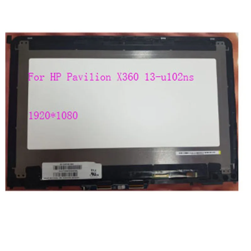 Сенсорный ЖК-экран в сборе 13 3 дюйма с рамкой для HP Pavilion X360 13-u102ns 13-u100NE Новый