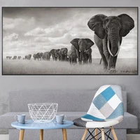 african elephants canvas paintings on the wall art posters and prints animals elephants canvas pictures for home living room