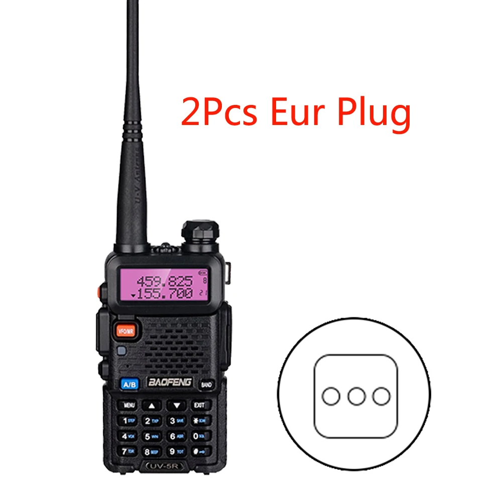 LHH5596 BaoFeng BF-UV 5R(UV-5R 3rd Gen) 5-Watt Dual Frequency Two-Way Radio(136-174Mhz VHF& 400-520Mhz UHF) Includes full kit - Цвет: LHH5596