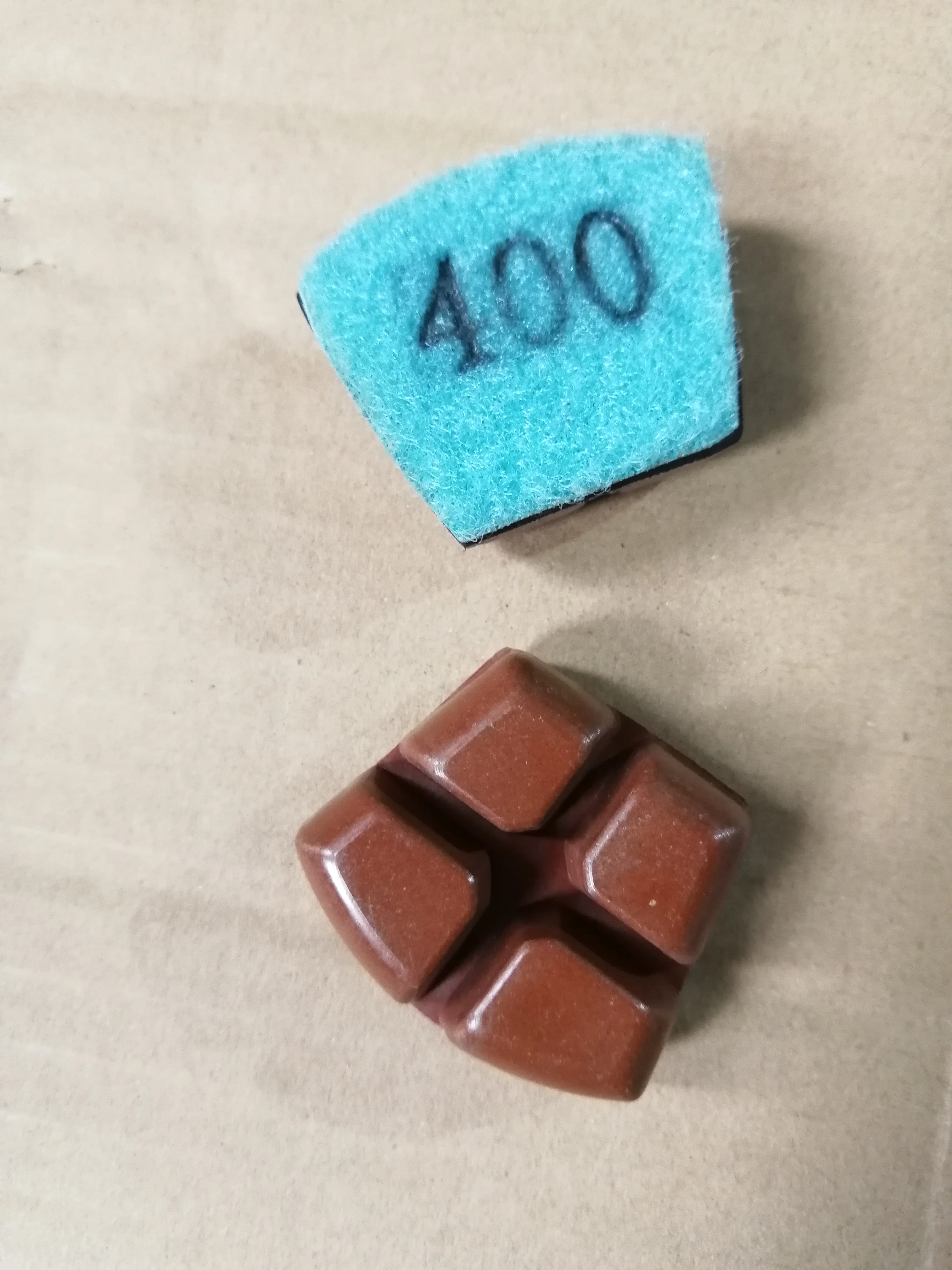 Медная гибридная колодка прокладка для алмазной полировки пола полировальные