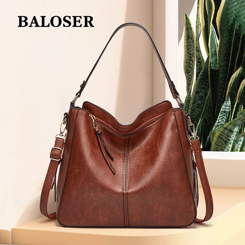 

Women Tote Bag Fashion Leather Casual Shoulder Bag Classic Messenger Bag Shoulder Crossbody Bag