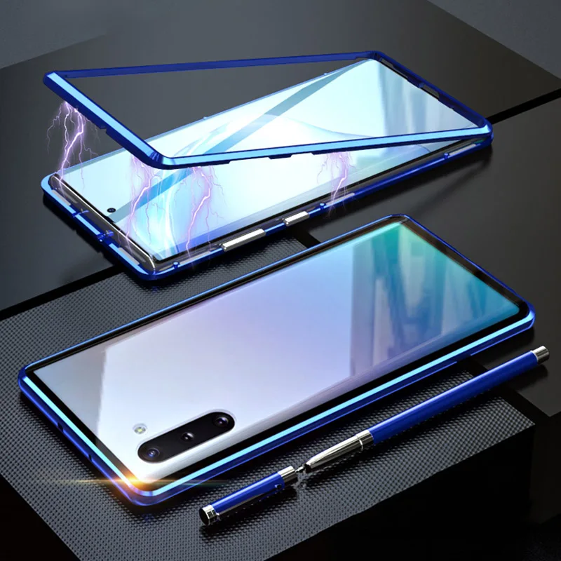 Магнитный адсорбционный чехол для телефона Samsung Galaxy Note 10 Plus магнитный