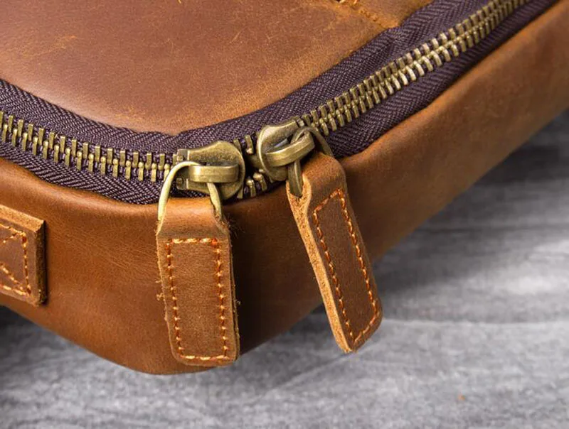 Винтаж Oxhide верхний слой коровья кожа сумка ручной работы голова кожаный рюкзак