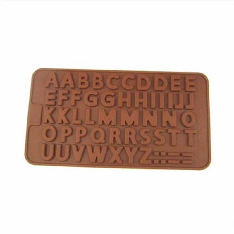 Форма для вафель 48 букв алфавита форма шоколада помадки формочка желе пирожных