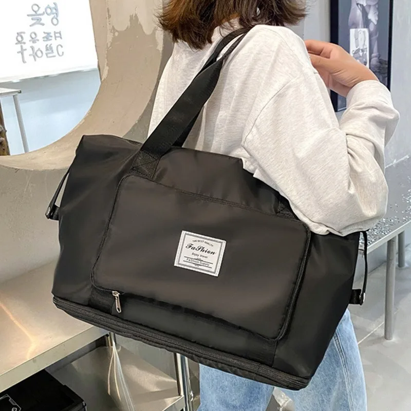 

Дорожная сумка-тоут для спортзала, водонепроницаемая дорожная сумка для йоги, многофункциональная Складная женская сумка для улицы, женска...