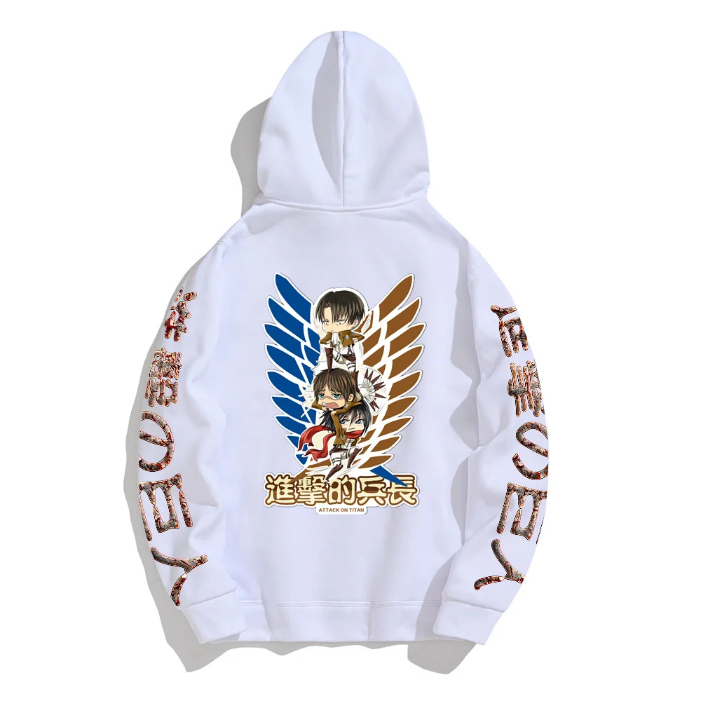 

Assault on Titan Anime Hoodie Spring Fall Hoodie, Men and Women, Casual Loose Pullover, Harajuku Comic Clothing