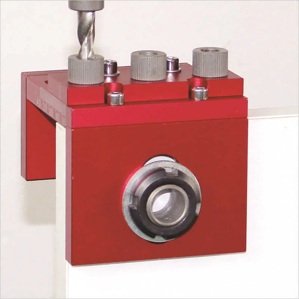 

3 In 1 Aluminum Alloy Hole Puncher Woodworking Triple Punch Retainer Wood Furniture Puncher Drill Bit Drilling Punch Guide Tools