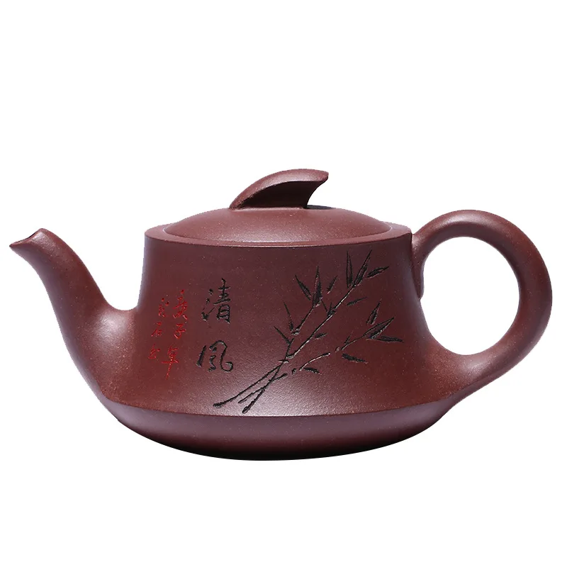 

Yixing purple clay teapot famous handmade teapot