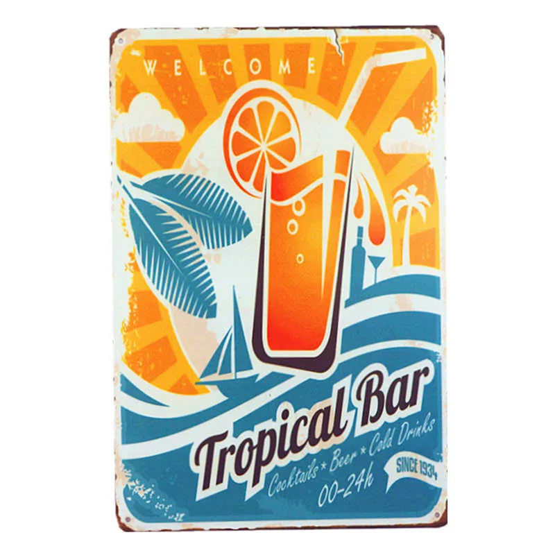 Shabby chic Metal Tin Signs BBQ beer Coffee Man Cave Pub Home Decor Craft Wall Painting | Дом и сад