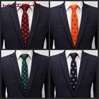 Галстук HUISHI мужской, вязаный, однотонный, зеленый, синий, черный